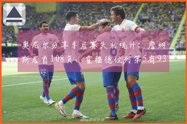 奥尼尔分享季后赛失利统计：詹姆斯居首108负，霍福德位列第5有93负